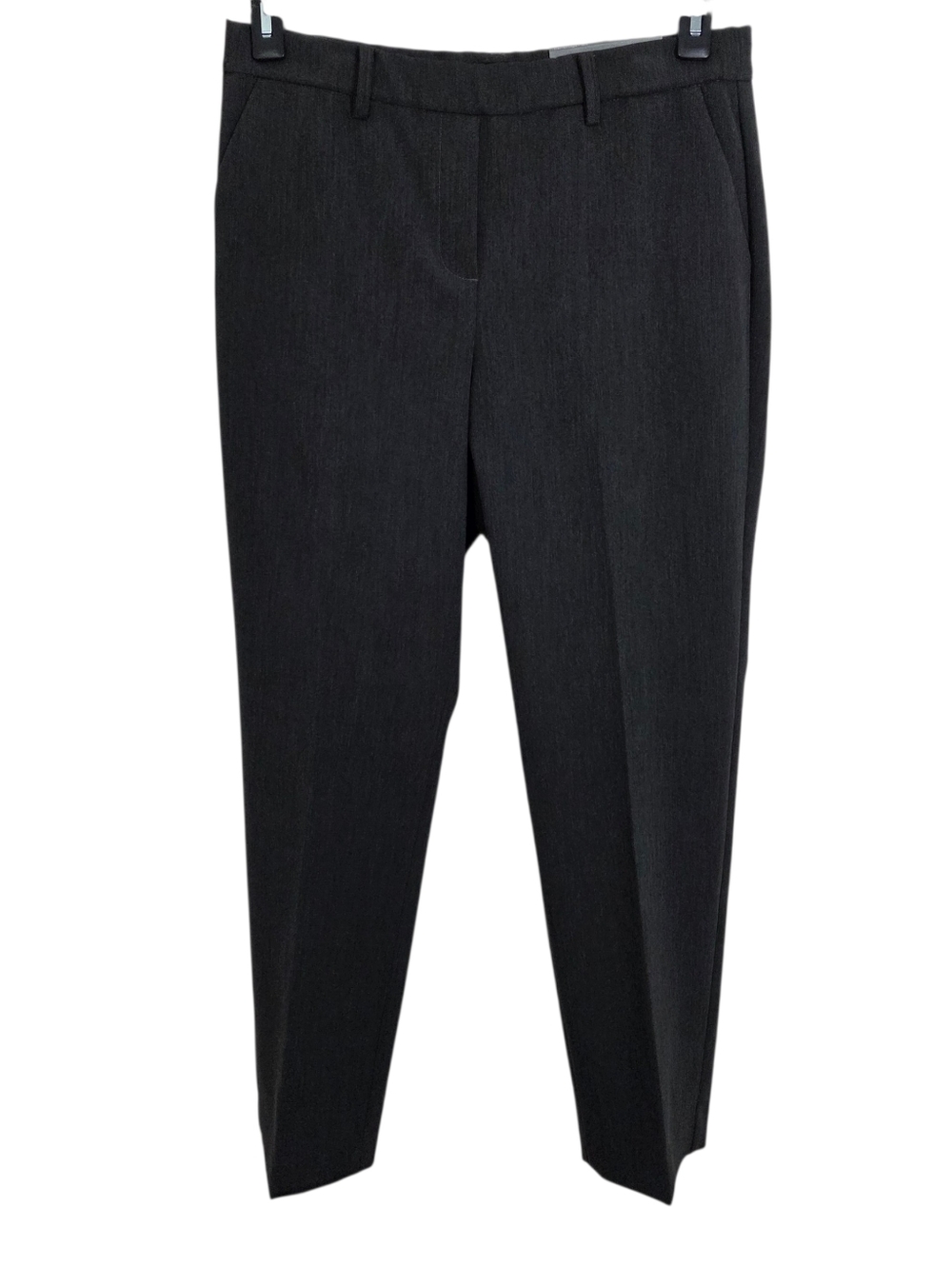NWT Talbots Cambridge Pants Pull On Straight Leg Grey Office Work Size 8 Petite